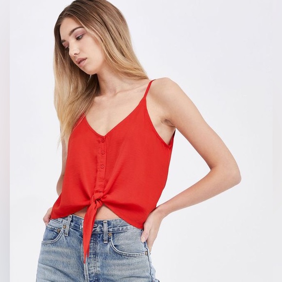 Monk & Lou by Plenty Tie-Front Tank - Picture 3 of 9